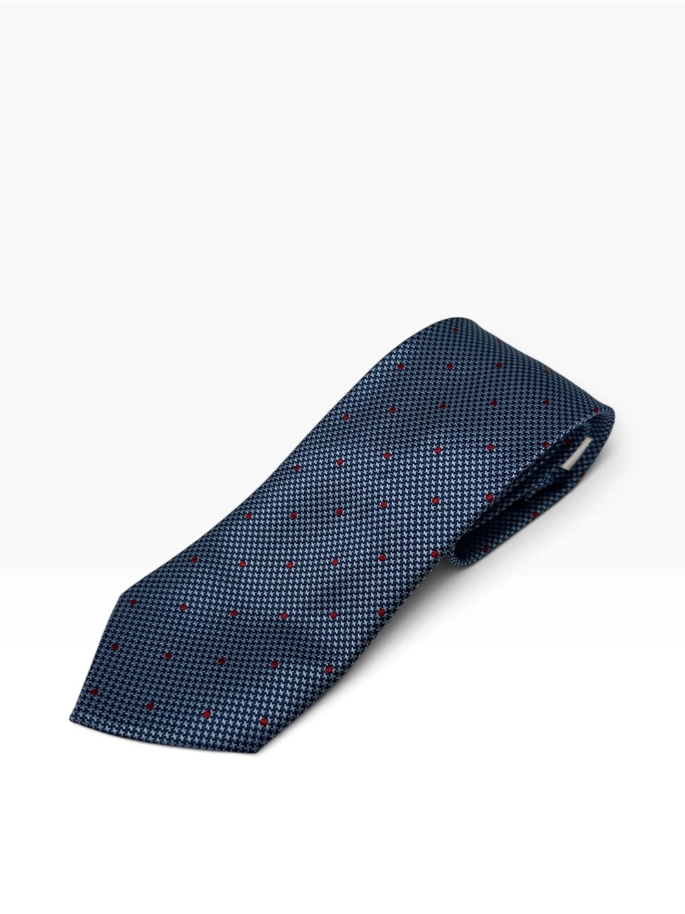 Pierre Cardin Men's Navy Microdot Silk Tie - Classic Professional Style